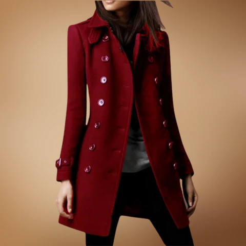 Valeen | Manteau de tweed pour femme | Longue