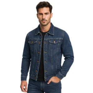 Veste en denim classique pour homme | Manches longues