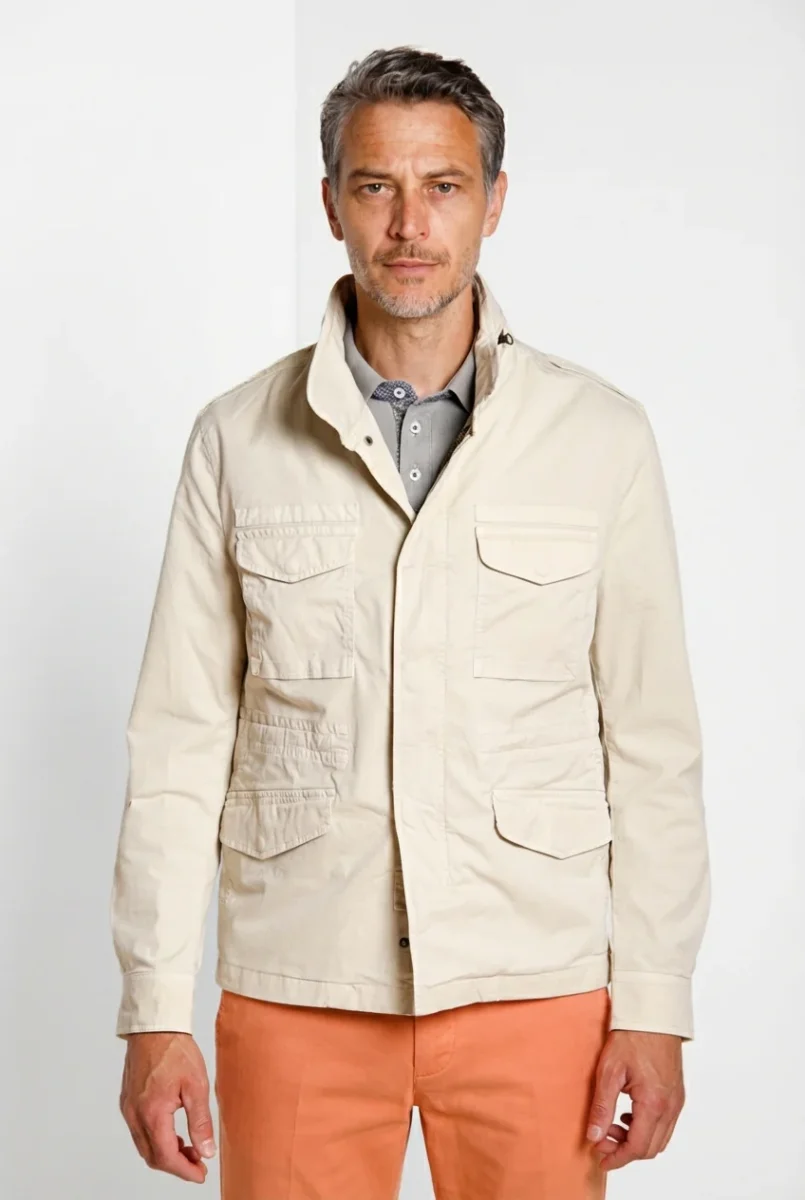 Jacket M74 delamere uomo in twill stretch