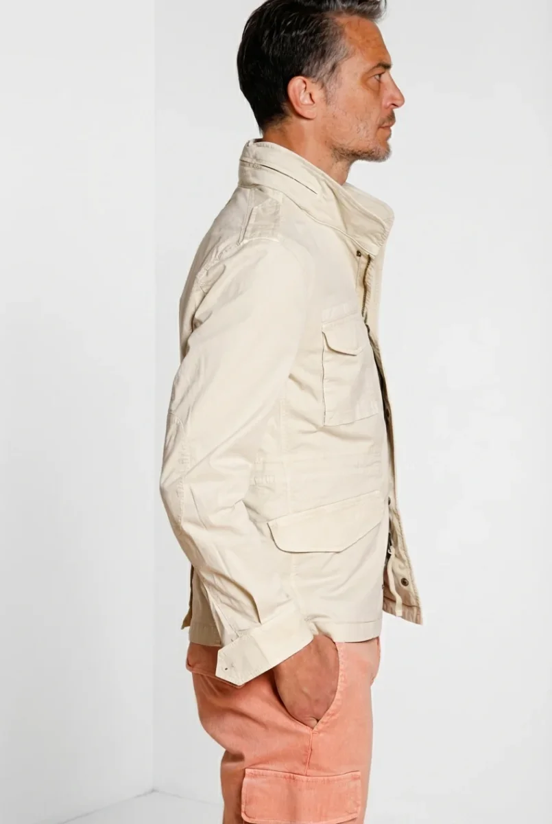 Jacket M74 delamere uomo in twill stretch – Image 5