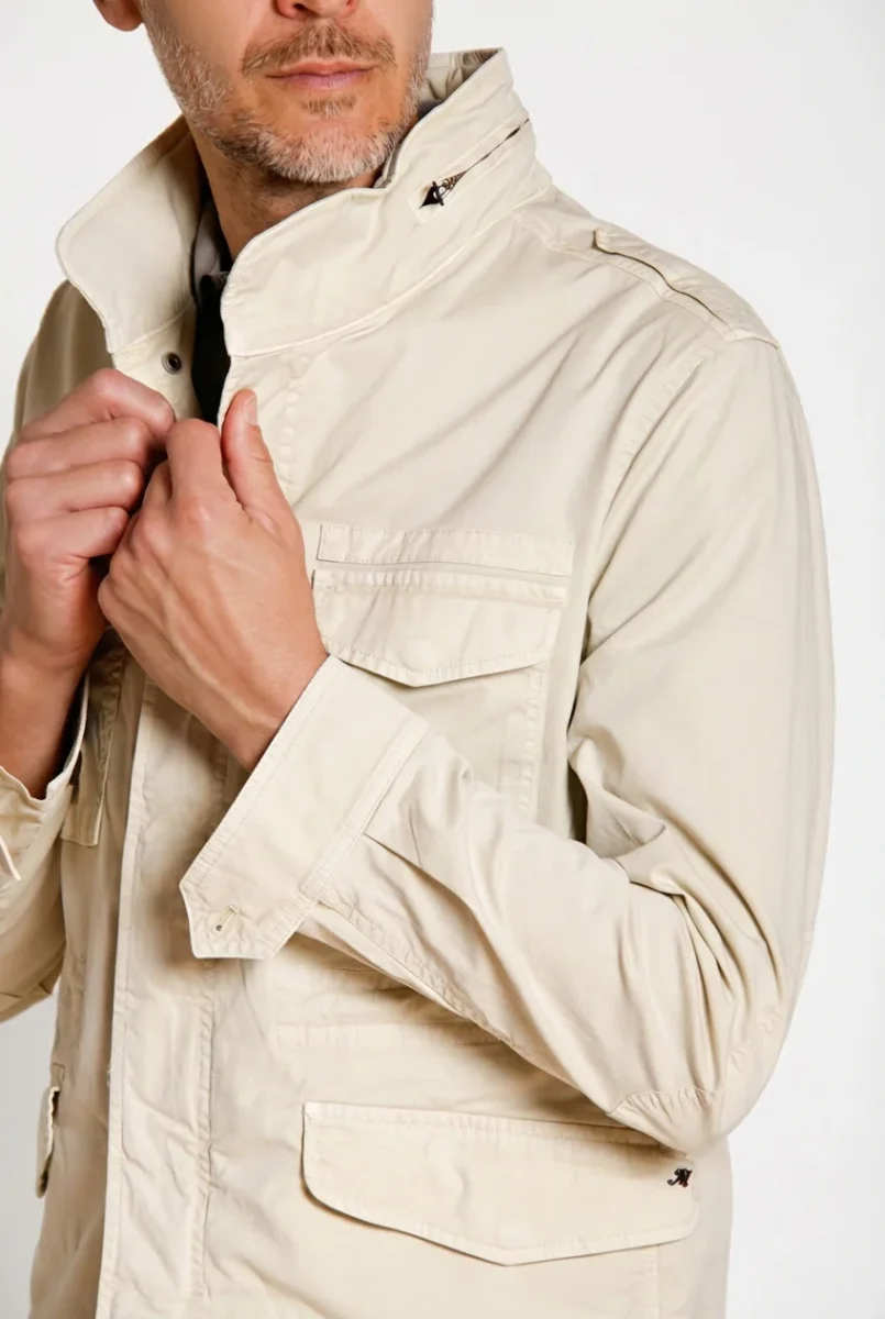 Jacket M74 delamere uomo in twill stretch – Image 4