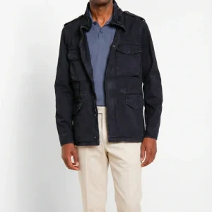 Field Jacket M74 uomo in canvas oxford ①