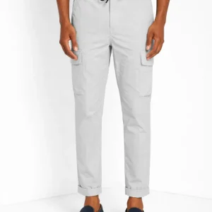 Chile Jogger pantalone cargo uomo in tela paracadute lyocell e cotone extra slim fit