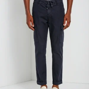 Chile Jogger pantalone cargo uomo in tela paracadute lyocell e cotone extra slim fit