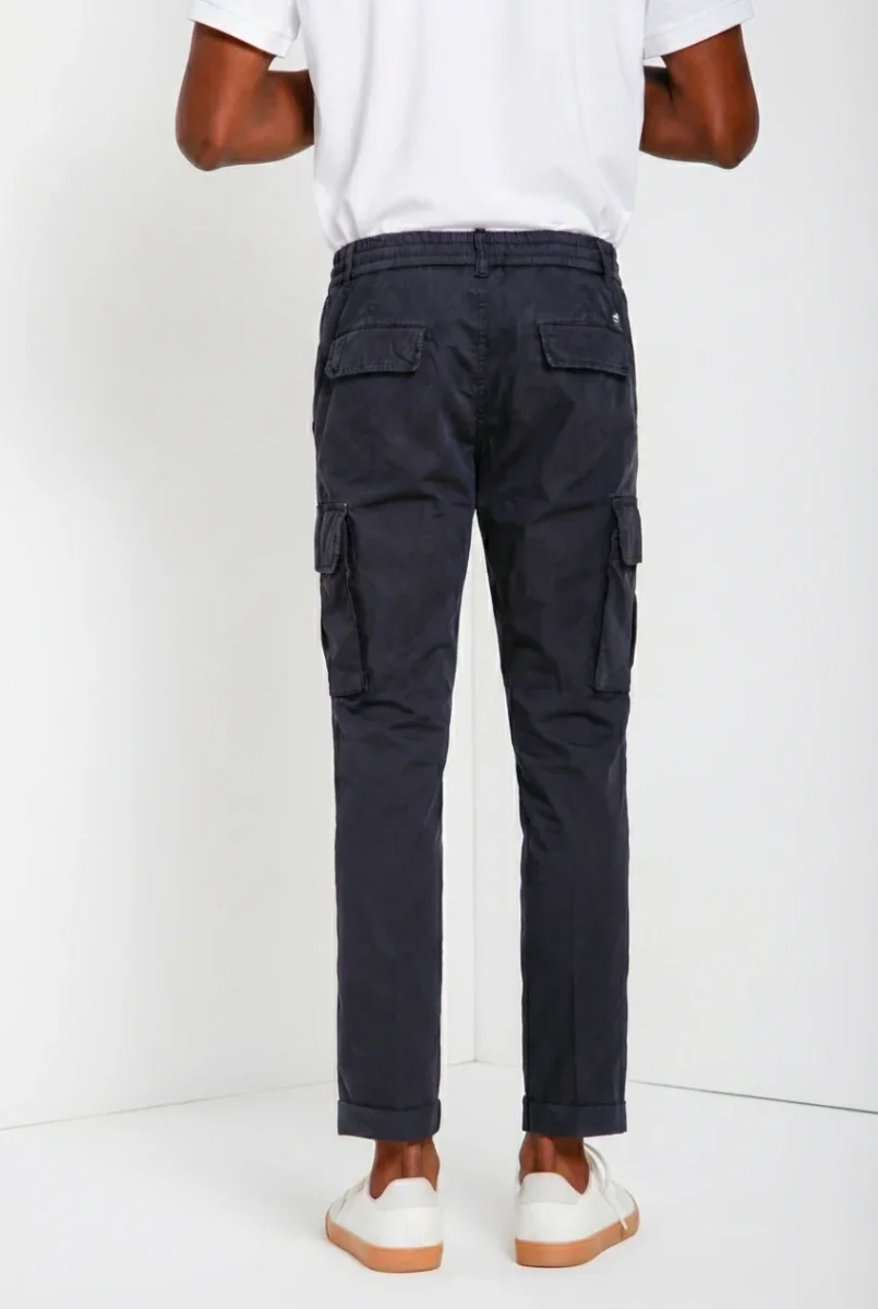 Chile Jogger pantalone cargo uomo in tela paracadute lyocell e cotone extra slim fit – Image 5