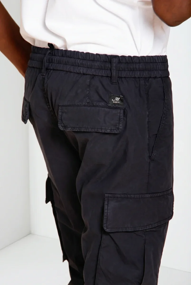 Chile Jogger pantalone cargo uomo in tela paracadute lyocell e cotone extra slim fit – Image 3