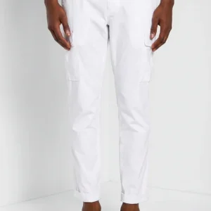 Chile pantalone cargo uomo in raso stretch extra slim fit ①