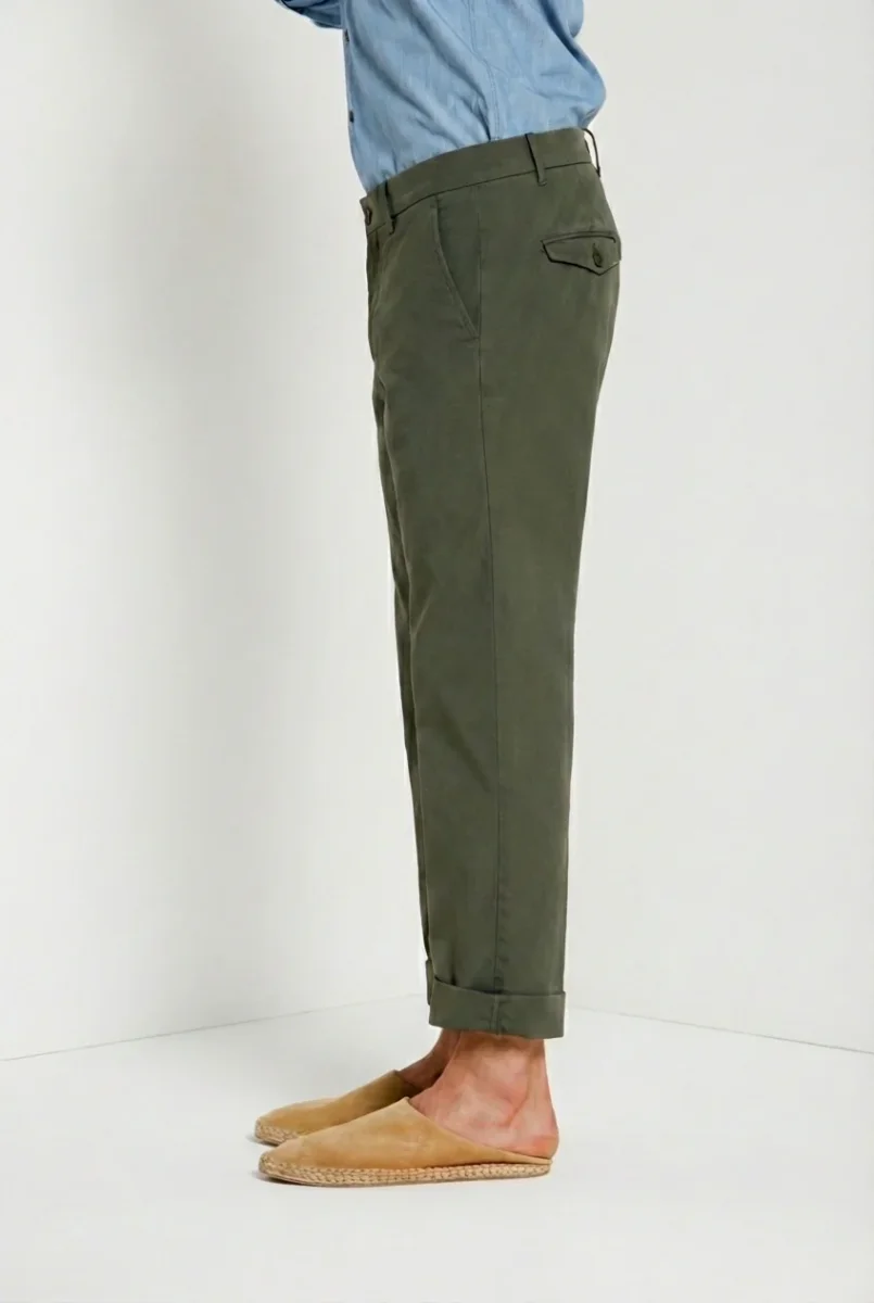 Chinos pantalone chino uomo in canvas oxford relaxed fit – Image 6