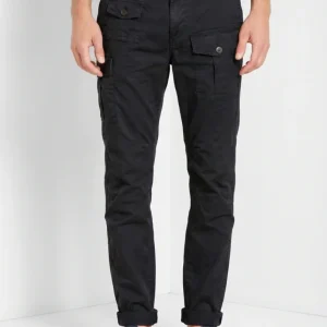 George Coolpocket pantalone cargo uomo in twill leggero stretch Logo Edition carrot fit ①