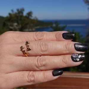 Bague Personnalisée 2 Prénom Coréen