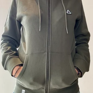 Veste zippé st just kaki