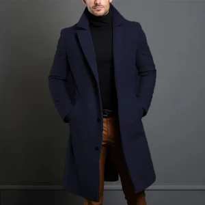 Trench-coat d'hiver pour homme | Long