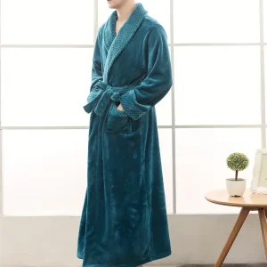 Peignoir D'hiver en Polaire Épaisse