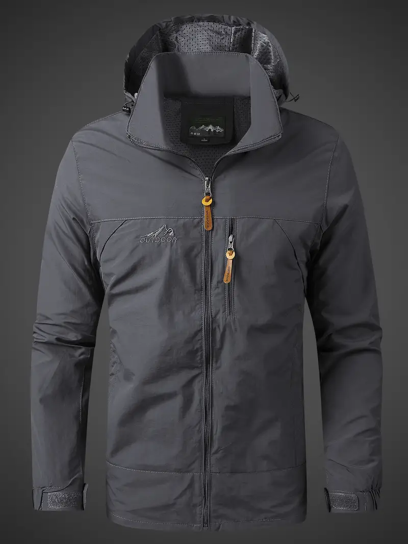 Veste d'extérieur coupe-vent pour homme | Imperméable – Image 8