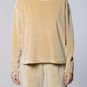 Beverly felpa donna in jersey ciniglia