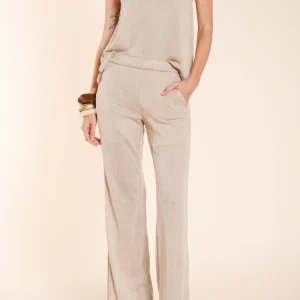 Easy Straight pantalone chino jogger donna in maglina straight fit