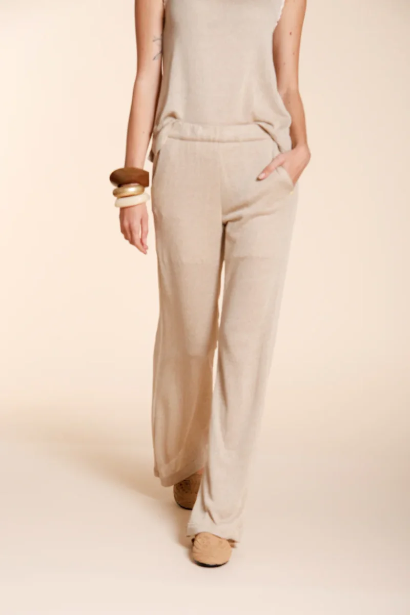 Easy Straight pantalone chino jogger donna in maglina straight fit – Image 5