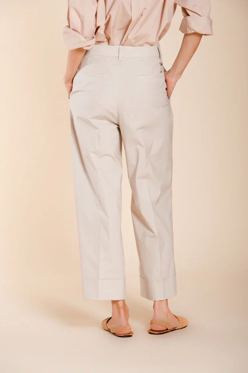 New York Wide pantalone chino donna in tela paracadute wide leg – Image 6