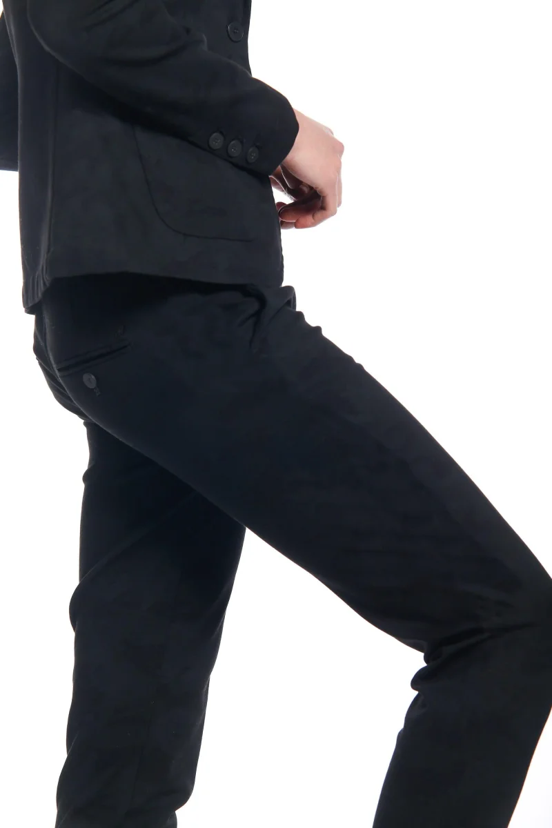 New York Slim pantalone chino donna in jersey pattern camouflage slim① – Image 3