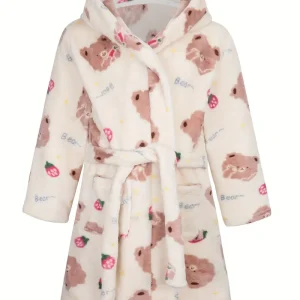 Peignoir de Bain Enfant Polaire Épaisse
