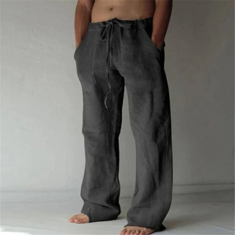Pantalon pour homme aspect lin | Grande taille – Image 7