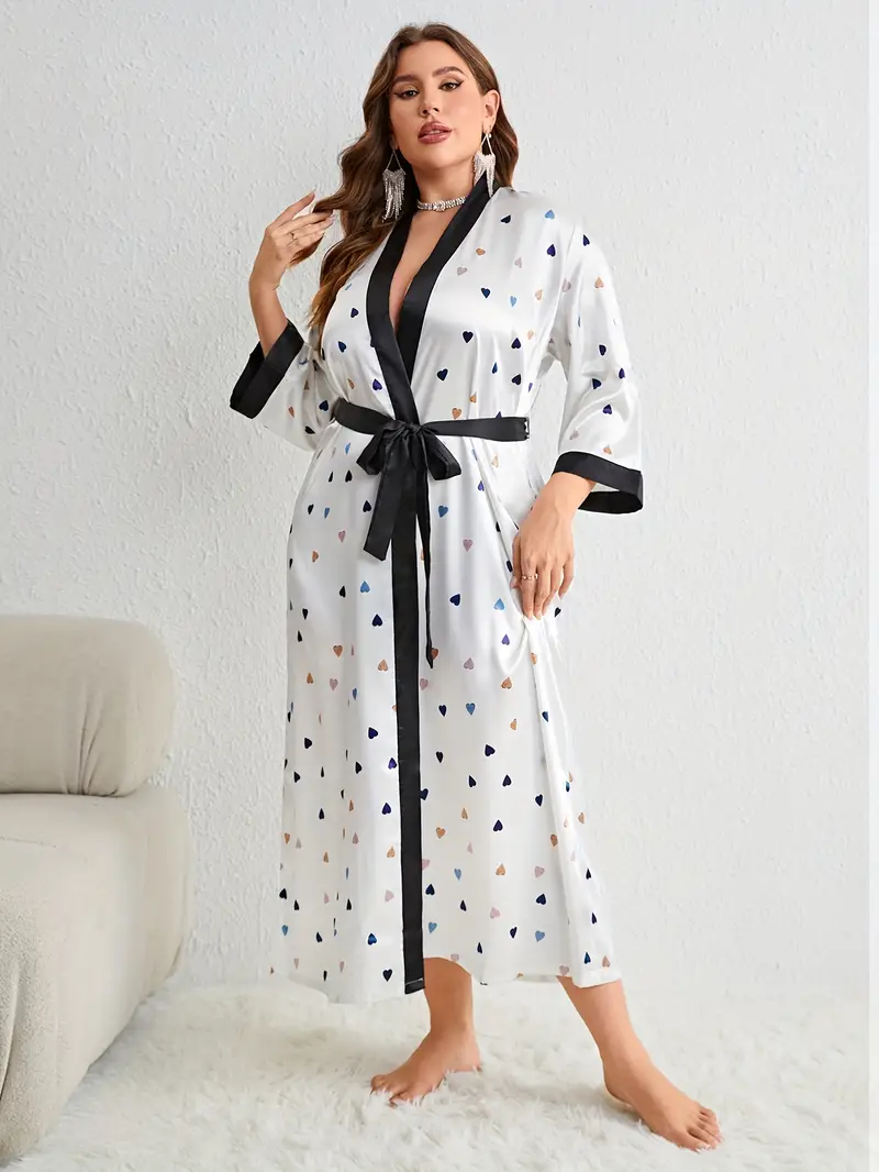 Peignoir de Bain Élégante Grande Taille – Image 5