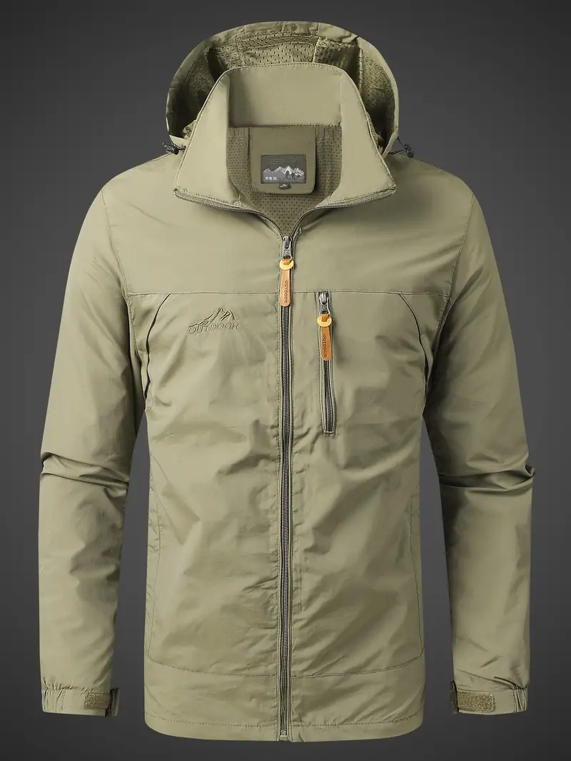 Veste d'extérieur coupe-vent pour homme | Imperméable – Image 6