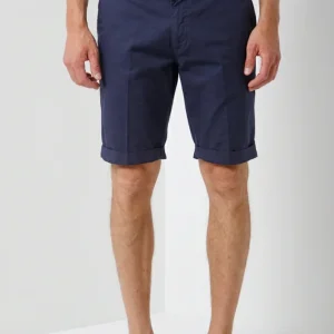 London bermuda chino uomo in gabardina stretch regular fit ①