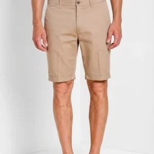 London bermuda chino uomo in gabardina stretch regular fit ①