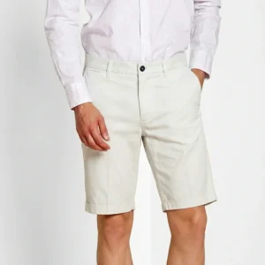 London bermuda chino uomo in gabardina stretch regular fit ①