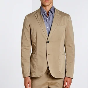 Da Vinci Travel blazer uomo in raso tecnico travel stretch