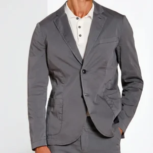 Da Vinci Travel blazer uomo in raso tecnico travel stretch