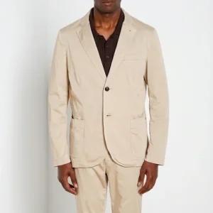 Da Vinci Travel blazer uomo in raso tecnico travel stretch