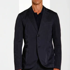 Da Vinci Travel blazer uomo in raso tecnico travel stretch