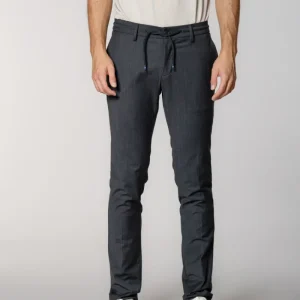 Milano Jogger pantalone chino uomo in lana extra slim fit
