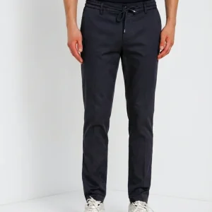 Milano Jogger Travel pantalone chino uomo in raso tecnico travel stretch extra slim fit