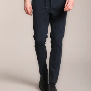 Milano Jogger pantalone chino uomo in gabardina stretch extra slim fit