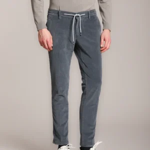 Milano Jogger pantalone chino uomo in velluto 500 righe extra slim fit