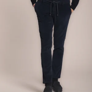 Milano Jogger pantalone chino uomo in velluto 500 righe extra slim fit