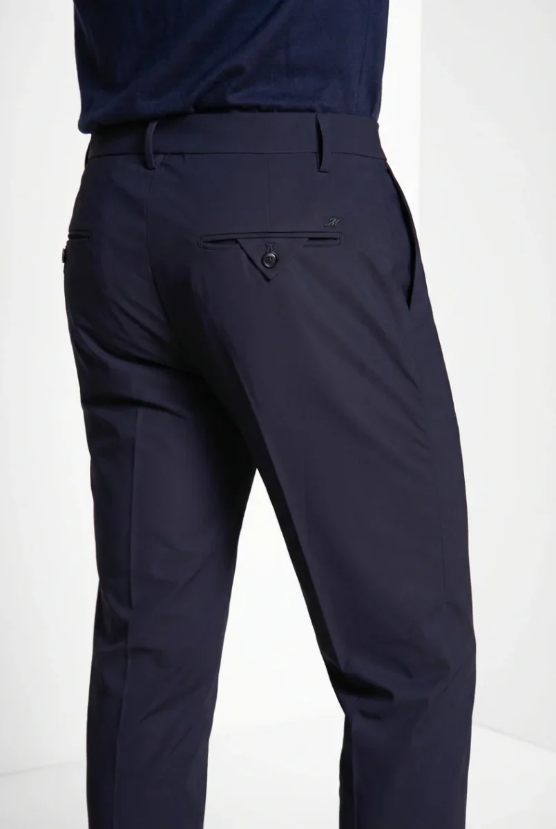 Milano Dynamic pantalone chino jogger uomo in jersey super tecnico extra slim fit – Image 3