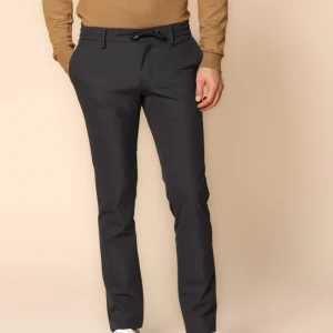 Milano Jogger pantalone chino uomo in jersey tecnico extra slim fit