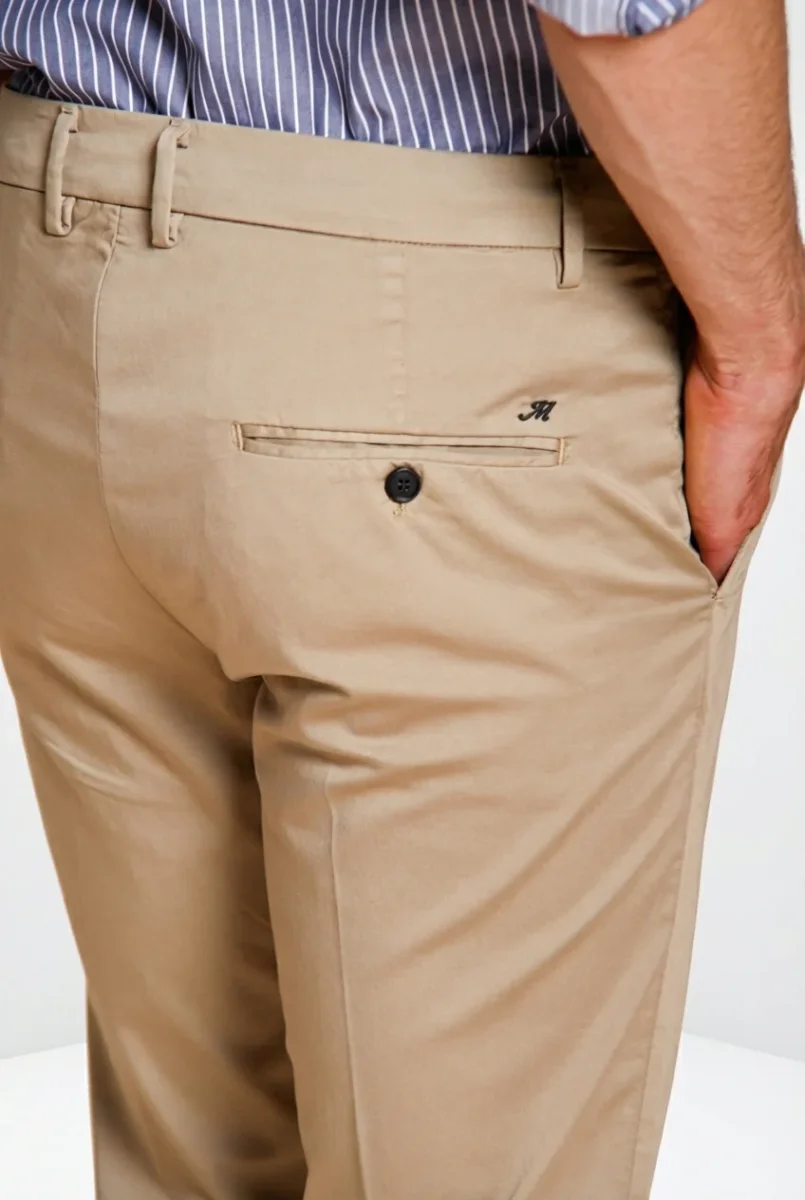 Torino Travel pantalone chino uomo in raso tecnico travel stretch slim fit – Image 6