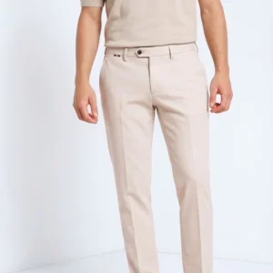 Torino Jog pantalone chino jogger uomo in jersey piquet stretch slim fit
