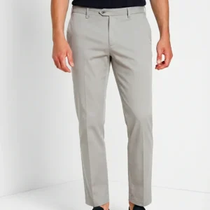 New York pantalone chino uomo in gabardina stretch regular fit ①