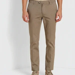 New York pantalone chino uomo in gabardina stretch regular fit ①