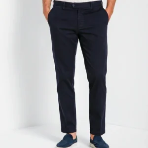 New York pantalone chino uomo in gabardina stretch regular fit ①