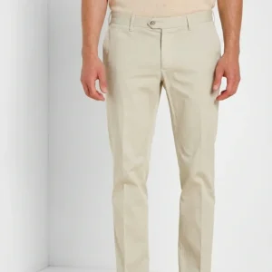New York pantalone chino uomo in gabardina stretch regular fit ①