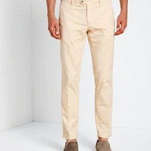 New York pantalone chino uomo in gabardina stretch regular fit ①