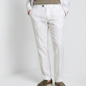 New York Cambridge pantalone chino uomo in twill regular fit