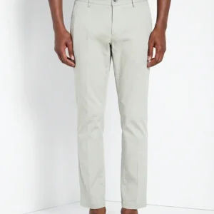 Milano pantalone chino uomo in gabardina stretch extra slim fit ①